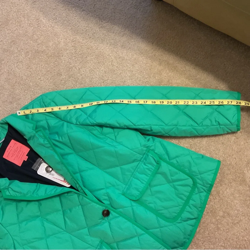 J. Crew Green Signature Water-Repellent Puffer Primaloft Lightweight Recycled XL - Picture 6 of 16